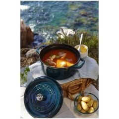 Staub 405011150 Döküm Tencere Akdeniz Mavisi 28 cm