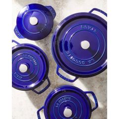 Staub 405102850 Döküm Tencere 28 cm Koyu Mavi