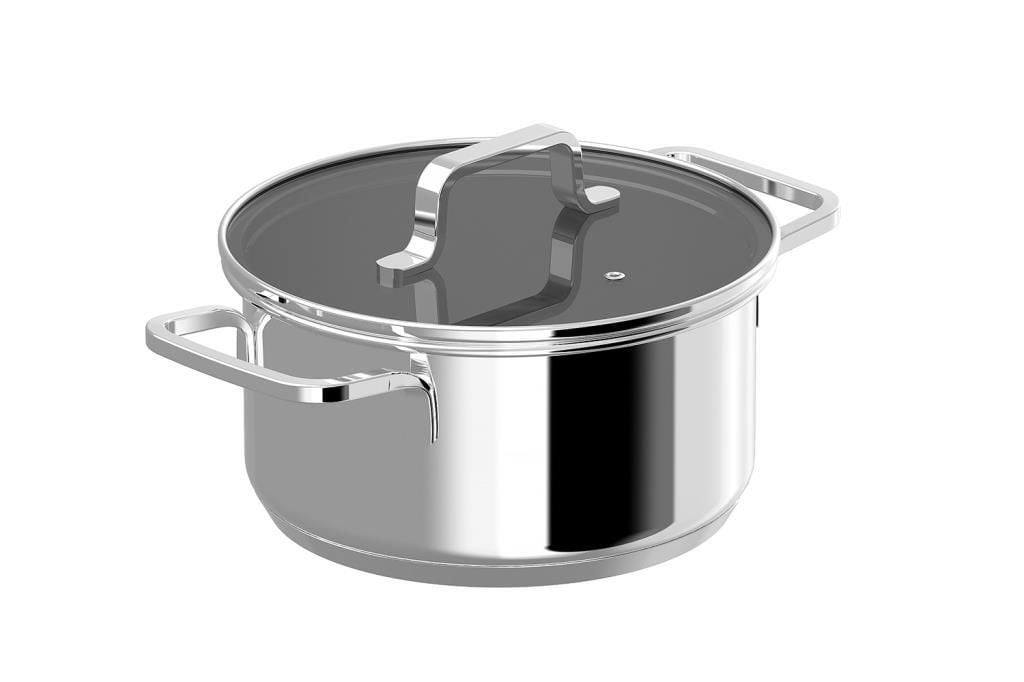 Berghoff Dina Helix Paslanmaz Çelik Kapaklı Güveç