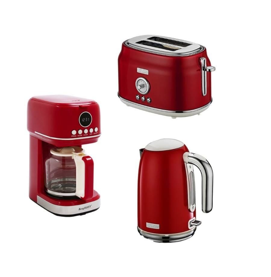 Berghoff 795RTST Gem Retro Kırmızı 3lü Set
