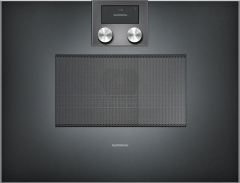 Gaggenau BM451100 400 Serisi Kombine Özellikli Mikrodalga Fırın 60x45 cm Sol Menteşe Antrasit