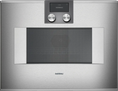 Gaggenau BM450110 400 Serisi Kombine Özellikli Mikrodalga Fırın 60x45 cm Sağ Menteşe Çelik