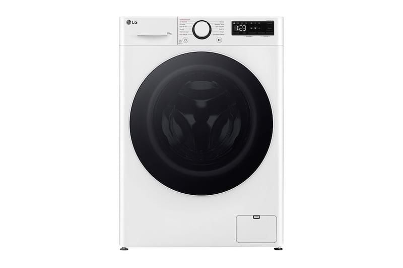 LGÇamaşır Makinesi | 11 Kg Yıkama Kapasitesi | 6 Hareketli | AI DD ve Buhar Özellikli | Beyaz Renk