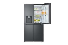 LG L24FFCNJ Gardırop Tipi No Frost Buzdolabı | 636 Litre | Metalik Antrasit