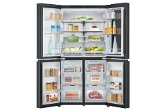 LG 877 Litre LG InstaView™ Gardrop Tipi Buzdolabı | Metalik Siyah | Şık ve Geniş İç Hacim