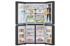 LG V31FFCHJ 877 Litre LG InstaView™ Gardrop Tipi Buzdolabı | Metalik Siyah | Şık ve Geniş İç Hacim