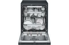 LG Bulaşık Makinesi | QuadWash™ | Ayarlanabilir Raflar | Mat Siyah