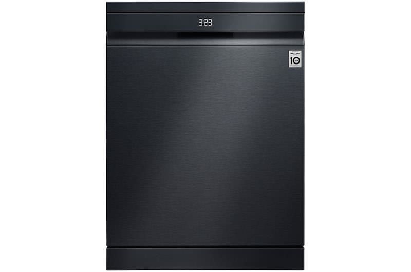 LG Bulaşık Makinesi | QuadWash™ | Ayarlanabilir Raflar | Mat Siyah