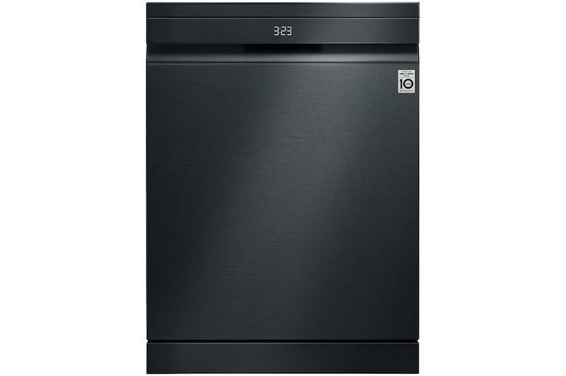 LG Bulaşık Makinesi | QuadWash™ | Ayarlanabilir Raflar | Mat Siyah