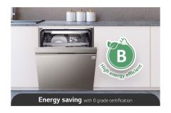 LG QuadWash™ Bulaşık Makinesi | Ayarlanabilir Raflı | Yapay Zeka Temizlik Teknolojili