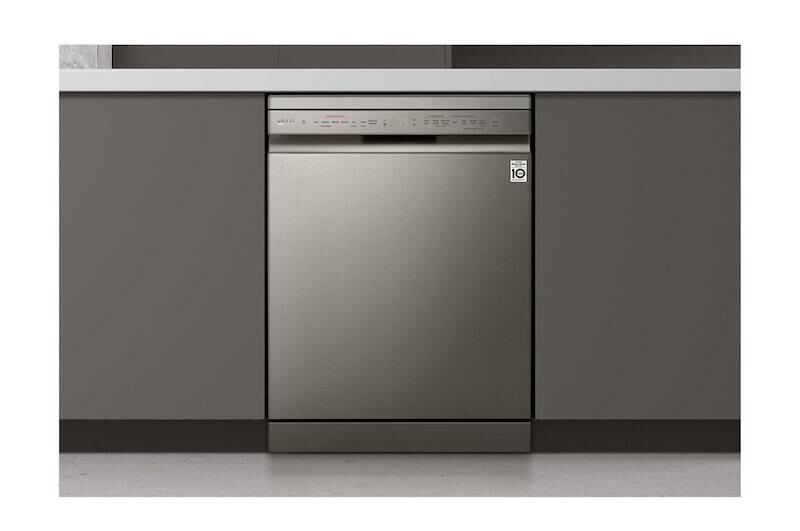 LG DFC435FP QuadWash™ Bulaşık Makinesi | Ayarlanabilir Raflı | Yapay Zeka Temizlik Teknolojili