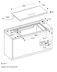 Gaggenau CX492101 400 Serisi İndüksiyonlu Ocak 90 cm