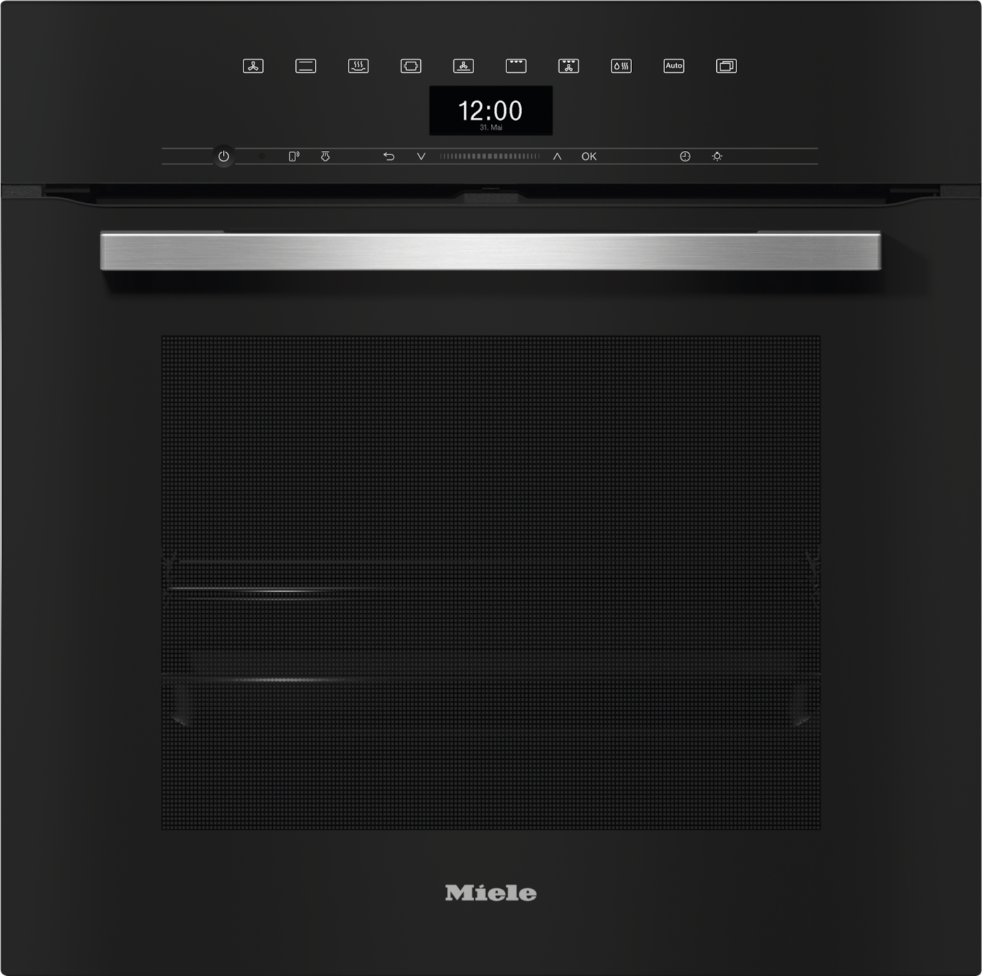 Miele DGC 7351 Buharlı Fırın Obsidian Siyahı
