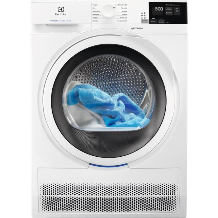 Electrolux EW6C428WT Kurutma Makinesi 8 kg