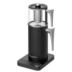 BergHOFF 7950905 GEM 1.7 Litre Siyah Gümüş Kulplu Çay Makinesi