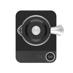 BergHOFF 7950905 GEM 1.7 Litre Siyah Gümüş Kulplu Çay Makinesi