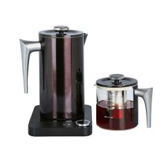 BergHOFF 7950905 GEM 1.7 Litre Siyah Gümüş Kulplu Çay Makinesi