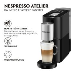 Nespresso Atelier S85 Kapsüllü Kahve Makinesi Siyah