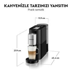 Nespresso Atelier S85 Kapsüllü Kahve Makinesi Siyah