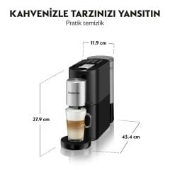 Nespresso Atelier S85 Kapsüllü Kahve Makinesi Siyah