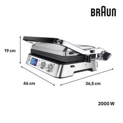 Braun CG9043 9 Pro Izgara ve Tost Makinesi
