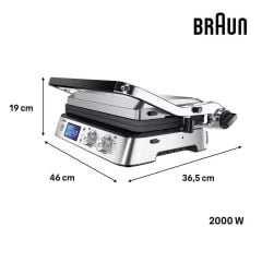 Braun CG9043 9 Pro Izgara ve Tost Makinesi