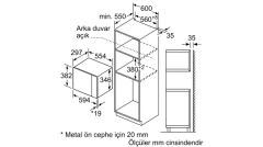 Siemens BE525LMS0 Ankastre Mikrodalga Fırın