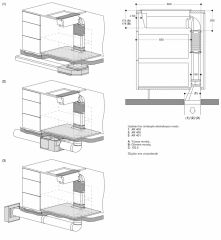 Gaggenau VL414115 400 Serisi Vario Tezgah Havalandırması 15 cm Paslanmaz Çelik
