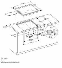 Gaggenau VI462113 400 Serisi İndüksiyonlu Ocak 60 cm