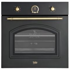 Beko OIM 27200 AN Rustik Ankastre Fırın Antrasit