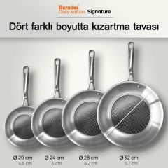Berndes 099325 Signature Paslanmaz Çelik Tava 32 cm