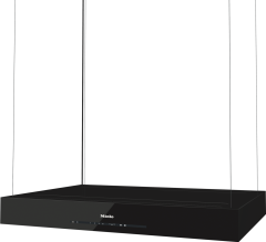 Miele DA 6708 D Aura Edition 6000 Ada Tipi Davlumbaz  Obsidian Siyahı