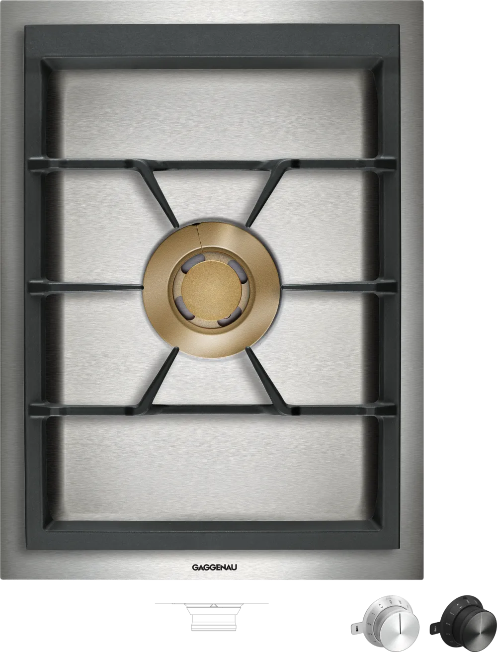 Gaggenau VG415215 400 Serisi Vario Gazlı Domino Ocak 38 cm Doğal Gaz 20 mbar