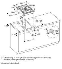 Gaggenau VG415215 400 Serisi Vario Gazlı Domino Ocak 38 cm Doğal Gaz 20 mbar