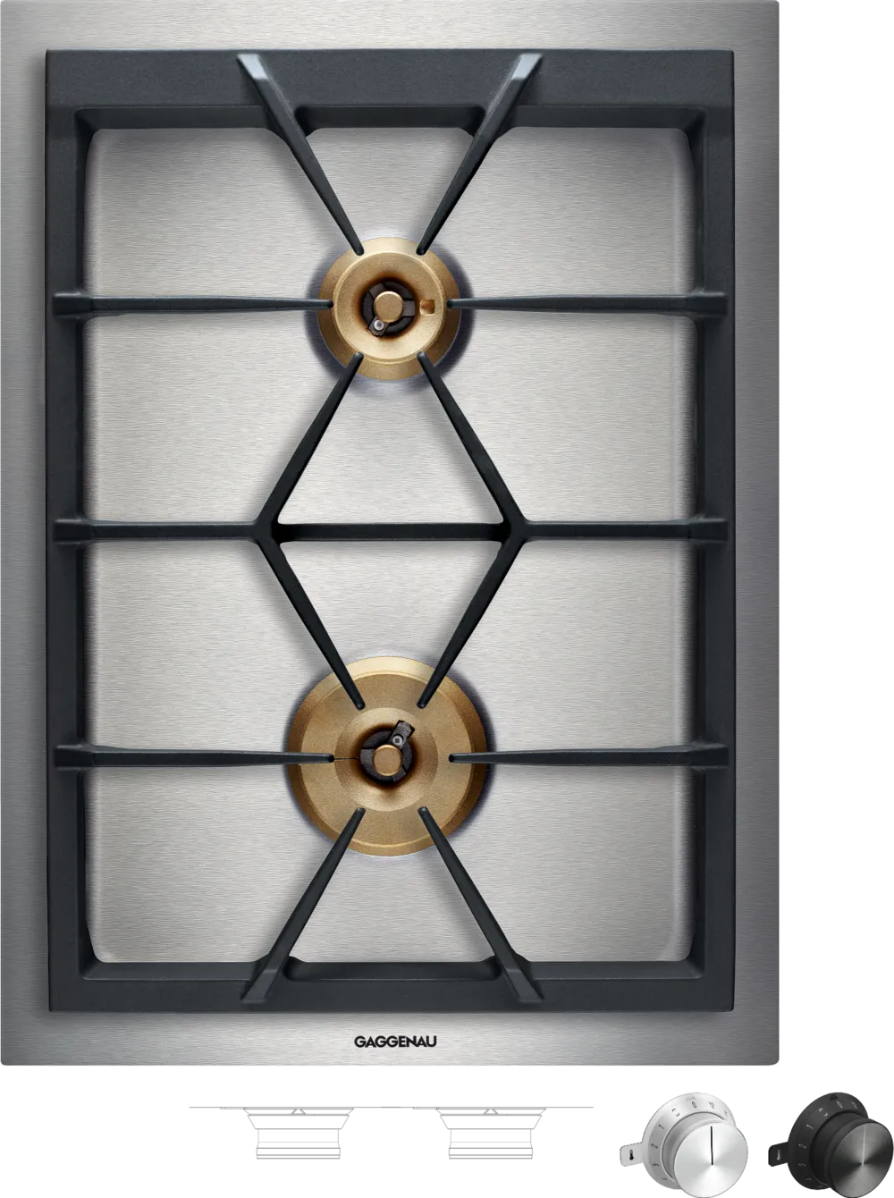 Gaggenau VG425215 400 Serisi Vario Gazlı Domino Ocak 38 cm Doğal Gaz 20 mbar