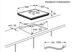Electrolux EHF6343FOK Vitroseramik Elektrikli Ankastre Ocak