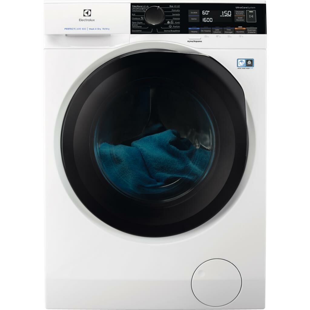 Electrolux EW8WN2168LW Kurutmalı Çamaşır Makinesi 10/6 kg 1600 dev./dk.