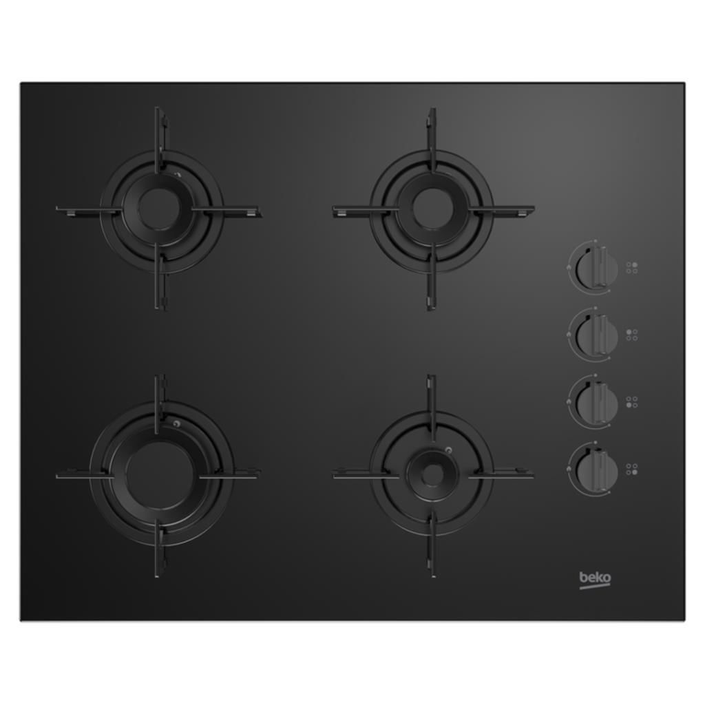 Beko BOCD T 6512 ES Ankastre XL Ocak Gazlı Siyah/Cam