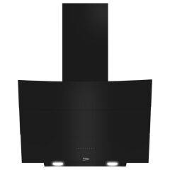 Beko ADE 62540 S Ankastre Duvar Tipi Eğimli Davlumbaz Siyah/Cam