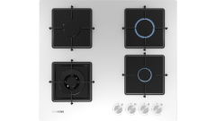 Siemens EN6C2HO12O Ankastre Gazlı Ocak 60 cm Sert Cam, Beyaz