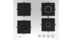 Siemens EN6C2HO12O Ankastre Gazlı Ocak 60 cm Sert Cam, Beyaz