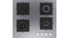 Siemens EN6C8HO12O Ankastre Gazlı Ocak 60 cm Sert Cam, Titanium Gri