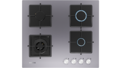Siemens EN6C8HO12O Ankastre Gazlı Ocak 60 cm Sert Cam, Titanium Gri