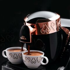 Arzum OK001 OKKA Türk Kahve Makinası - Bakır/Siyah