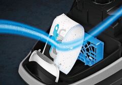 Siemens VSC3A210 Toz Torbalı Süpürge Kırmızı