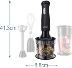 Russell Hobbs 24702-56 Matte Black El Blender Seti