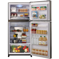 Sharp SJ-XG690G-BK Siyah Cam Yüzeyli Buzdolabı