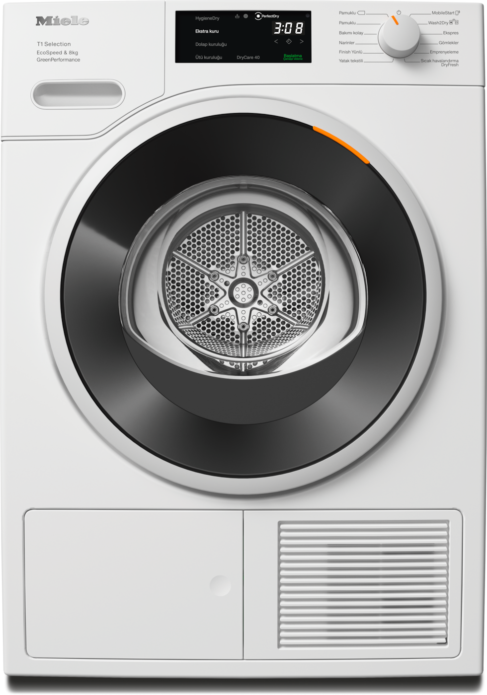 Miele TSF763WP EcoSpeed&8kg T1 Isı Pompalı Kurutma Makinesi