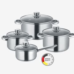 Berndes 059030 New Roma Çelik Tencere Seti (4 Parça)