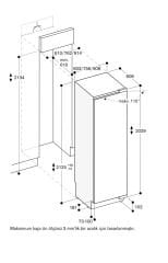 Gaggenau RC462305 400 Serisi Vario Soğutucu SoftClosing Düz Menteşe